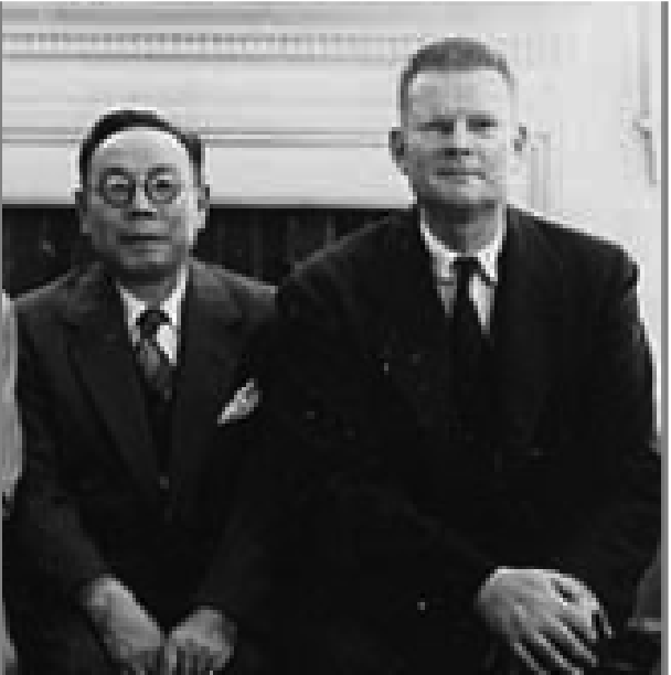 Ken-ichi Koyanagi with Dr Deming